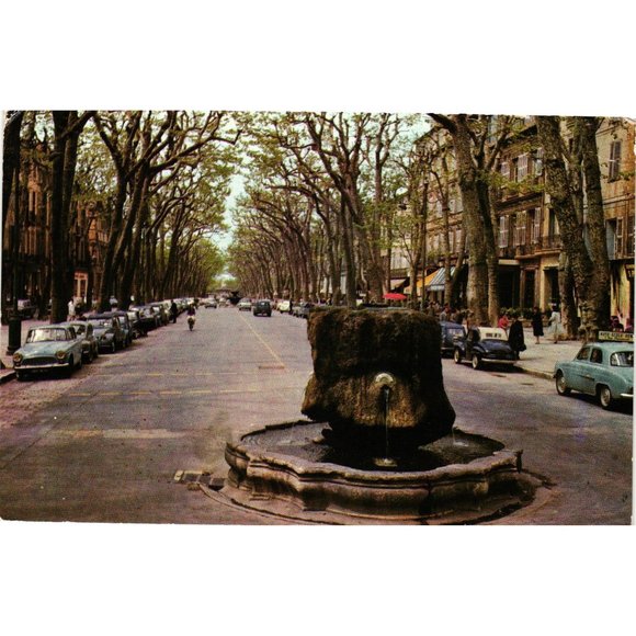 Aix En Provence Street Postcards Travel Souvenir Posted The City Roy Rene - Picture 1 of 2